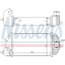Intercooler Echangeur Radiateur Pour Suzuki Swift IV 1362068L50 1362068L51