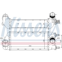 Intercooler Echangeur Radiateur Pour Fiat 500 C Panda 51855481