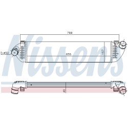 Intercooler Echangeur Radiateur Pour Ford C-Max II Focus III Grand 4M5H9L440LB