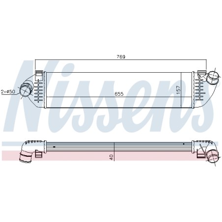 Intercooler Echangeur Radiateur Pour Ford C-Max II Focus III Grand 4M5H9L440LB