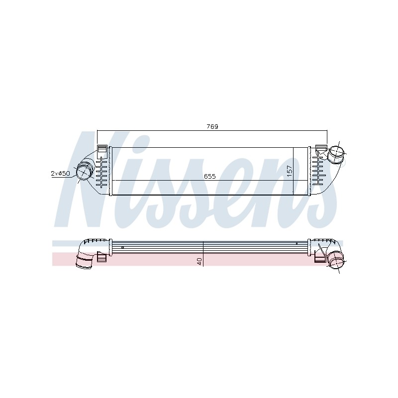 Intercooler Echangeur Radiateur Pour Ford C-Max II Focus III Grand 4M5H9L440LB