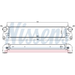 Intercooler Echangeur Radiateur Pour Fiat Sedici Suzuki SX4 13620-79J50
