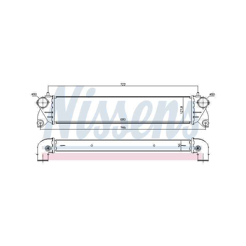 Intercooler Echangeur Radiateur Pour Fiat Sedici Suzuki SX4 13620-79J50