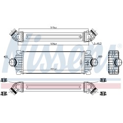 Intercooler Echangeur Radiateur Pour Ford Tourneo Transit CC119L440AE
