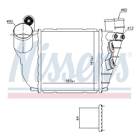 Intercooler Echangeur Radiateur Pour VW Audi Seat Skoda 1J0.145.803T 1J0145803S