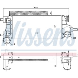 Intercooler Echangeur Radiateur Pour Ford C-Max II Focus III Grand 2026747