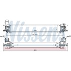 Intercooler Echangeur Radiateur Pour Renault Laguna III Latitude 144610001N