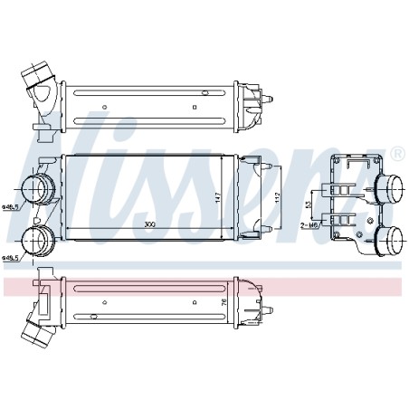 Intercooler Echangeur Radiateur Pour Peugeot Citroën Berlingo DS 0384.N9 0384N9