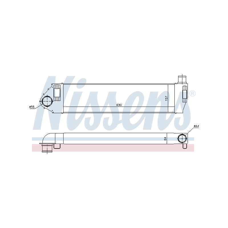 Intercooler Echangeur Radiateur Pour Renault Grand Scénic II Megane 8200325003