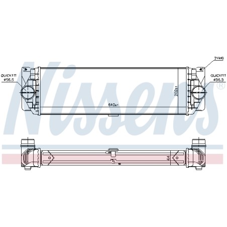 Intercooler Echangeur Radiateur Pour VW Crafter 30-35 30-50 MERCEDES Sprinter