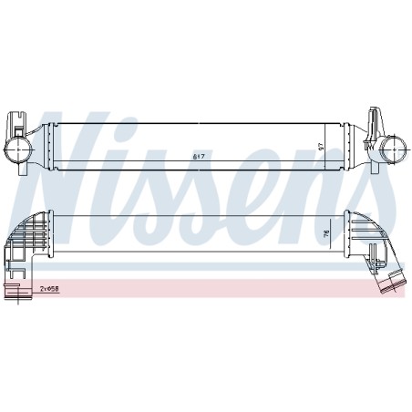 Intercooler Echangeur Radiateur Pour VW Audi Seat Skoda 6R0.145.805F 6R0145805C