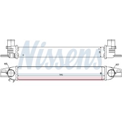 Intercooler Echangeur Radiateur Pour Peugeot Fiat Citroën 0384.L7 51790623