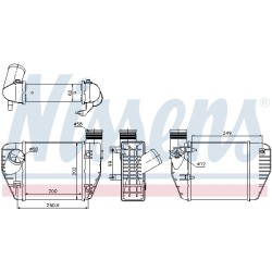 Intercooler Echangeur Radiateur Pour Audi A6 4F0145805R