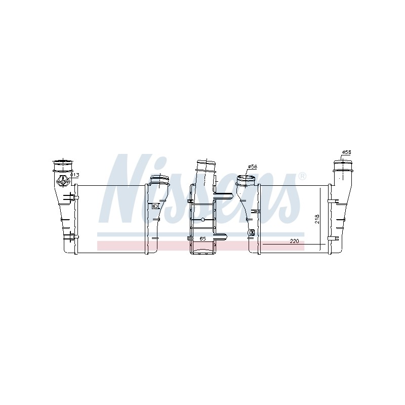Intercooler Echangeur Radiateur Pour Audi A4 Seat Exeo 8E0.145.805AA 8E0145805T