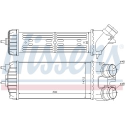 Intercooler Echangeur Radiateur Pour Peugeot Partner Citroën Berlingo