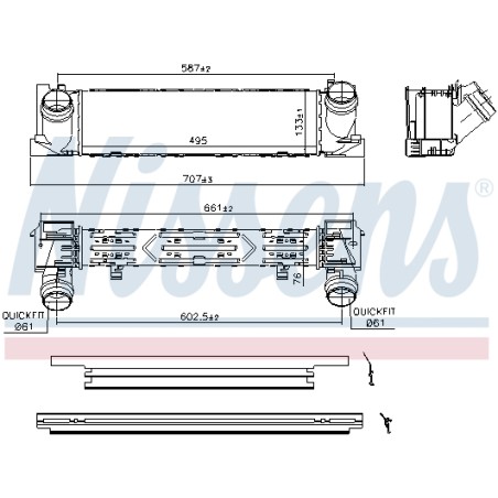 Intercooler Echangeur Radiateur Pour BMW Série 1 F20 F21 2 F22, F87 17517600530