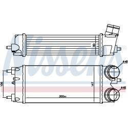 Intercooler Echangeur Radiateur Pour Ford B-Max Ecosport Fiesta VI KA 1722903