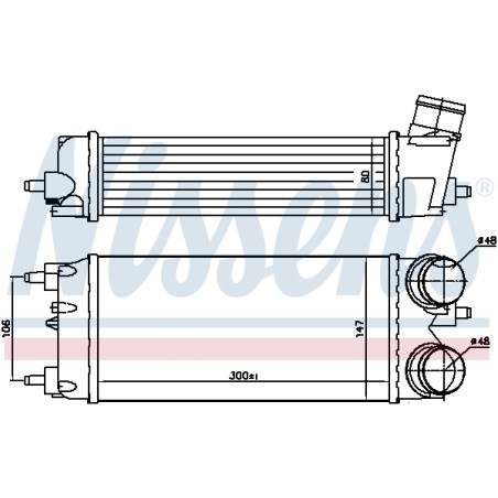 Intercooler Echangeur Radiateur Pour Ford B-Max Ecosport Fiesta VI KA 1722903