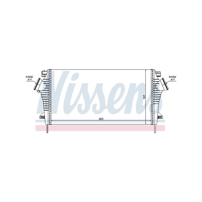 Intercooler Echangeur Radiateur Pour Opel Chevrolet Saab Vauxhall 1302647