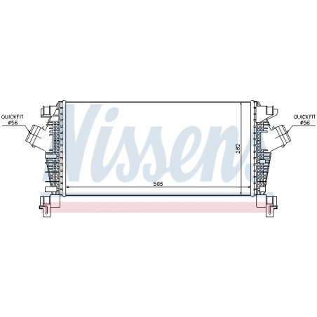 Intercooler Echangeur Radiateur Pour Opel Astra J - Cascada Vauxhall