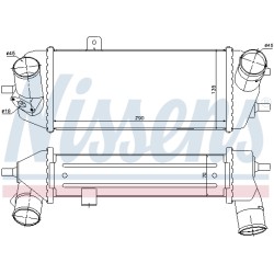 Intercooler Echangeur Radiateur Pour Hyundai i20 ix20 Kia Soul I Venga