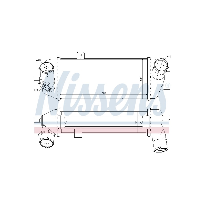 Intercooler Echangeur Radiateur Pour Hyundai i20 ix20 Kia Soul I Venga