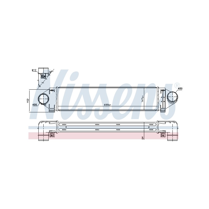 Intercooler Echangeur Radiateur Pour Ford Land Rover Volvo 1748796 30723916