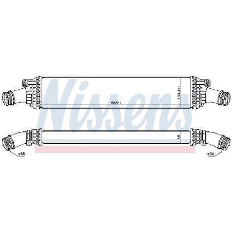 Intercooler Echangeur Radiateur Pour Audi A4 A5 A6 A7 Q5 Porsche Macan