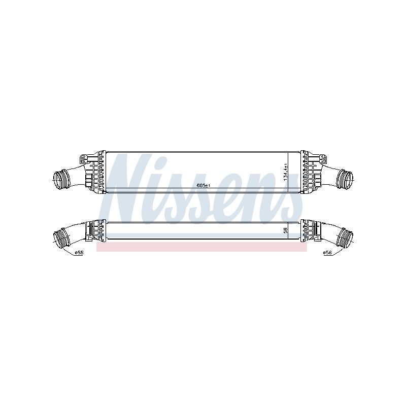 Intercooler Echangeur Radiateur Pour Audi A4 A5 A6 A7 Q5 Porsche Macan