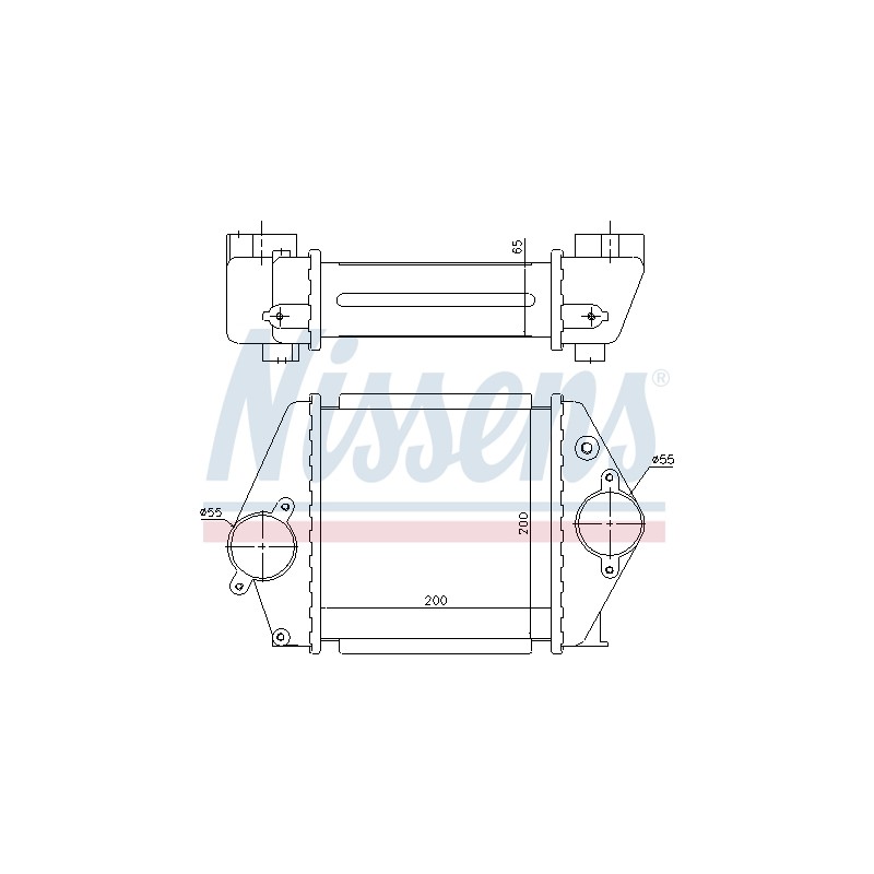 Intercooler Echangeur Radiateur Pour Mazda 6 Hatchback Station Wagon RF5C-13-565