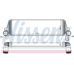 Intercooler Echangeur Radiateur Pour VW California T5 T6 Multivan V 7E0.145.804A