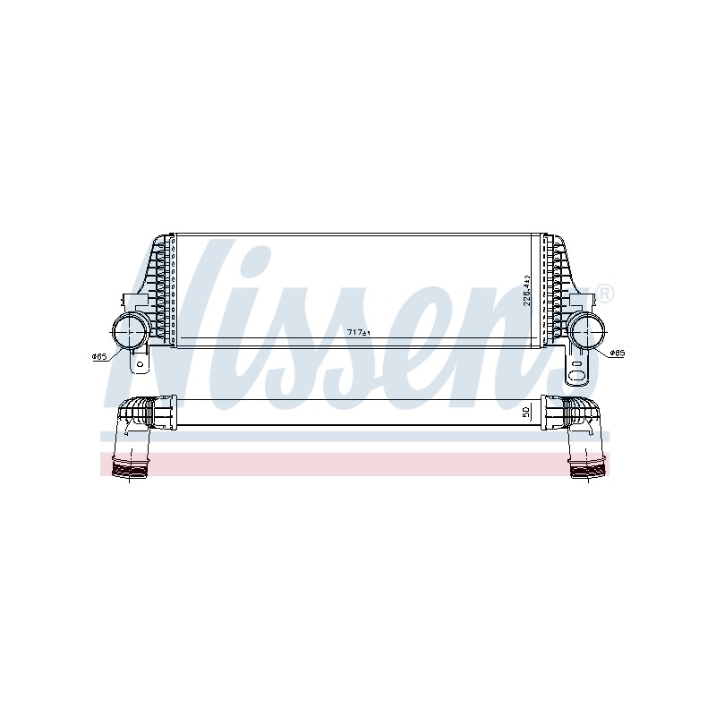 Intercooler Echangeur Radiateur Pour VW California T5 T6 Multivan V 7E0.145.804A