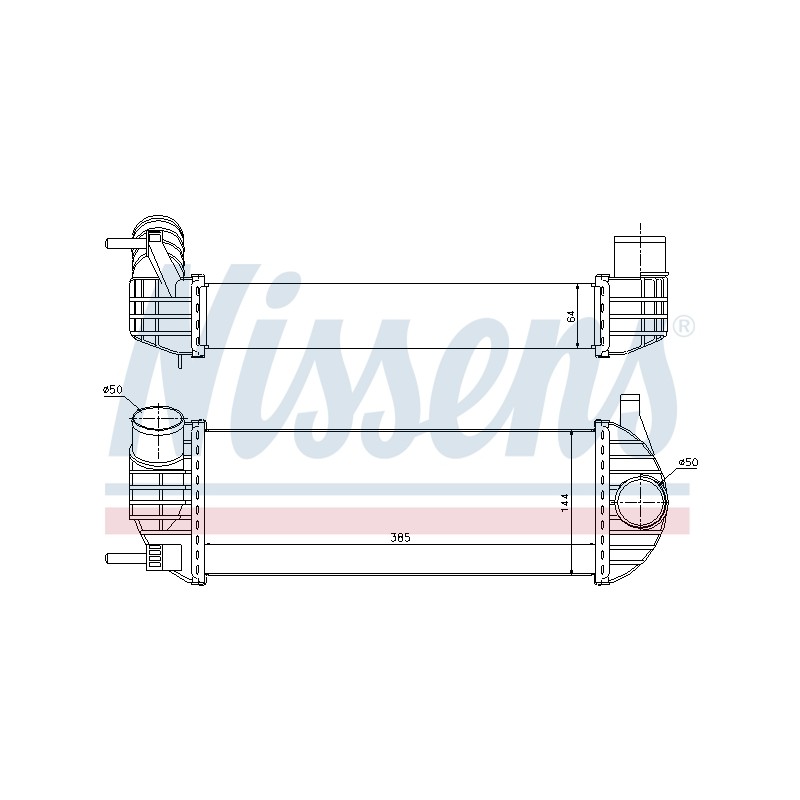 Intercooler Echangeur Radiateur Pour Renault Kangoo 8200382109 8200427469