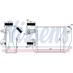 Intercooler Echangeur Radiateur Pour Audi A6 4F0.145.805E 4F0145805AF