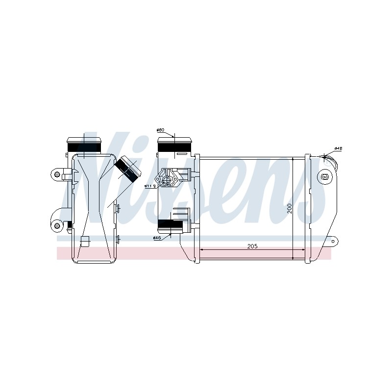 Intercooler Echangeur Radiateur Pour Audi A6 4F0.145.805E 4F0145805AF