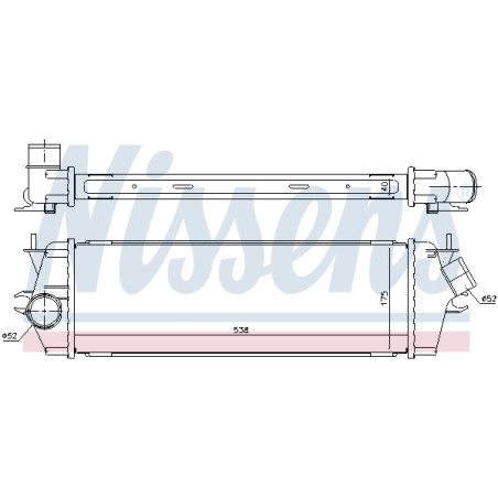 Intercooler Echangeur Radiateur Pour Renault Opel Vauxhall 4416946 8200411160