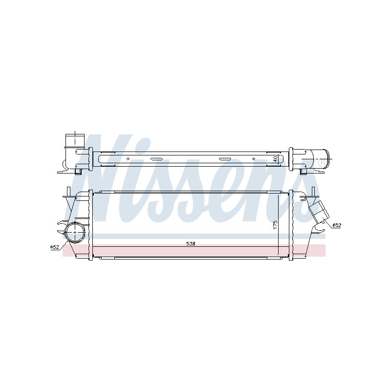 Intercooler Echangeur Radiateur Pour Renault Opel Vauxhall 4416946 8200411160