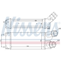 Intercooler Echangeur Radiateur Pour Peugeot Partner Citroën Berlingo 0384.L9