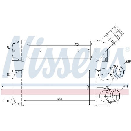 Intercooler Echangeur Radiateur Pour Peugeot Partner Citroën Berlingo 0384.L9