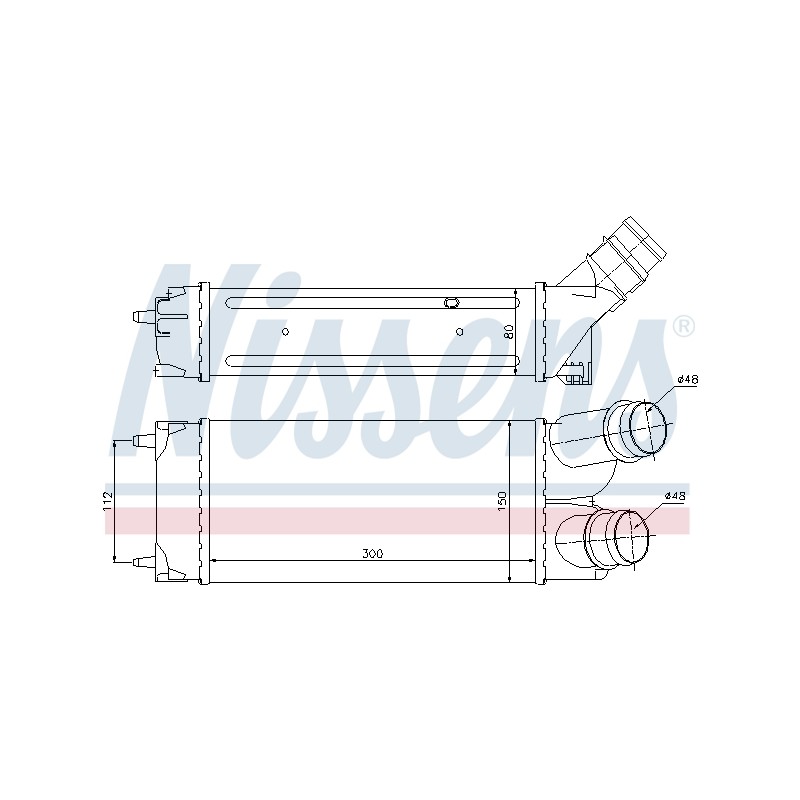 Intercooler Echangeur Radiateur Pour Peugeot Partner Citroën Berlingo 0384.L9