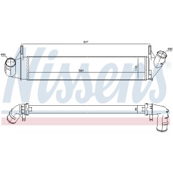 Intercooler Echangeur Radiateur Pour Renault Duster Logan I Dacia Duster Logan