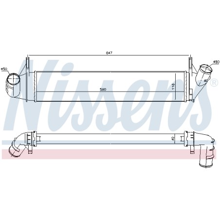 Intercooler Echangeur Radiateur Pour Renault Duster Logan I Dacia Duster Logan