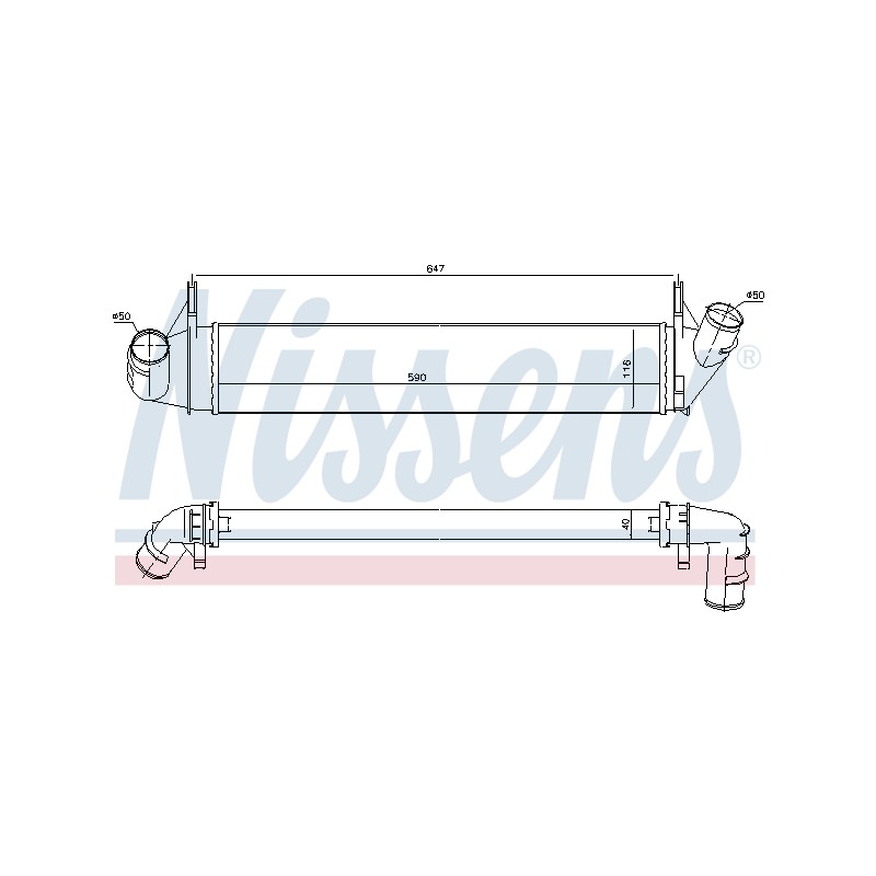 Intercooler Echangeur Radiateur Pour Renault Duster Logan I Dacia Duster Logan