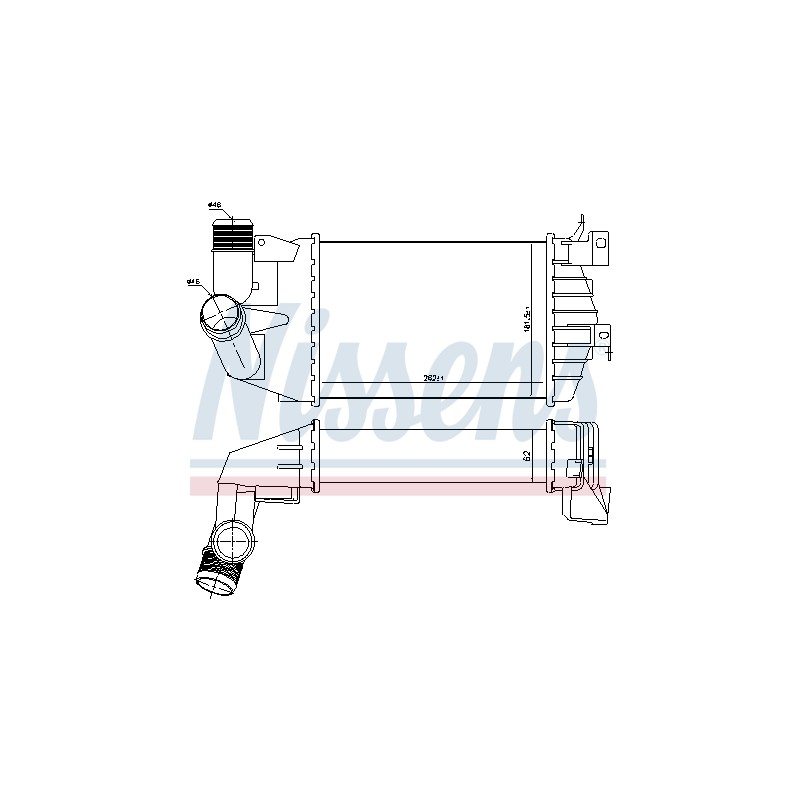 Intercooler Echangeur Radiateur Pour Opel Astra H Zafira B Family Vauxhall