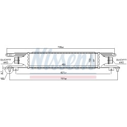 Intercooler Echangeur Radiateur Pour Opel Corsa D Vauxhall CorsaI (D)