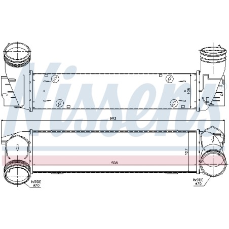 Intercooler Echangeur Radiateur Pour BMW Série 3 E90 E91 E92 X1 17517800682