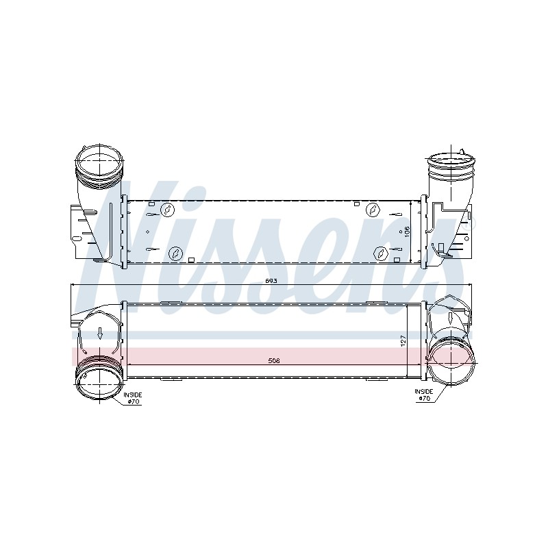 Intercooler Echangeur Radiateur Pour BMW Série 3 E90 E91 E92 X1 17517800682