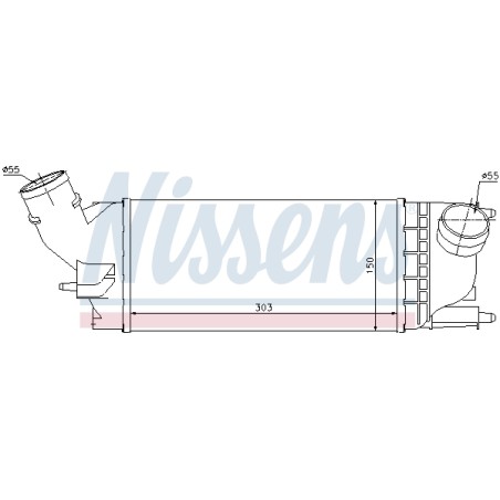 Intercooler Echangeur Radiateur Pour Peugeot 407 Citroën C5 III 0384.K8 E256086