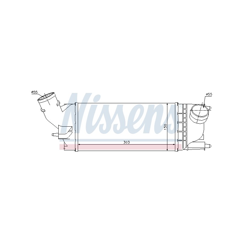 Intercooler Echangeur Radiateur Pour Peugeot 407 Citroën C5 III 0384.K8 E256086