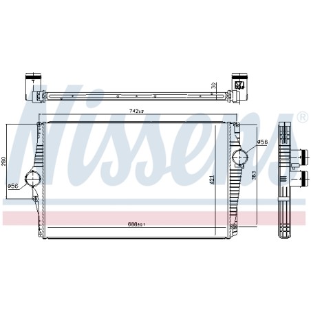 Intercooler Echangeur Radiateur Pour Volvo XC90 I Van 30741579 30748808 31274553